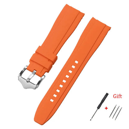 Amazfit Silicone Watch Band Curved End Waterproof Comfort Fit BandsCo Straps