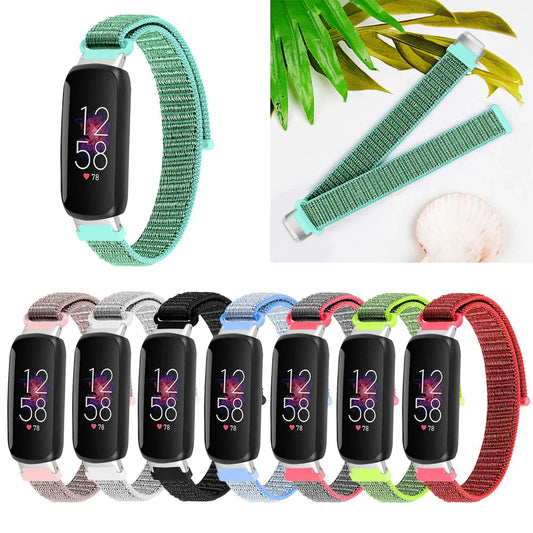 Fitbit Inspire 3 Nylon Strap - Soft Comfortable Replacement BandsCo Straps