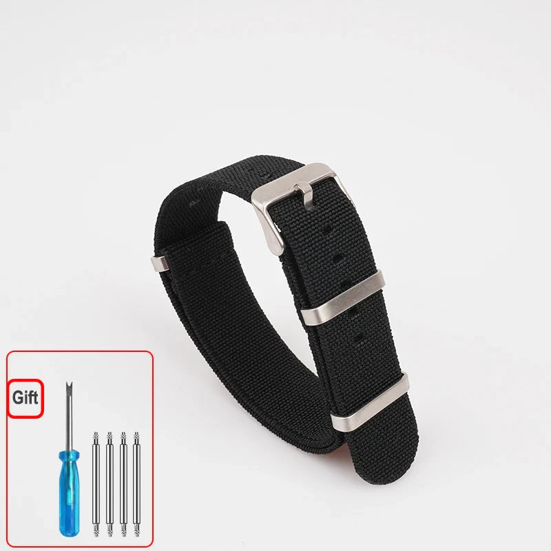 Amazfit Nylon Watch Band NATO Strap Waterproof Washable Elastic BandsCo Straps