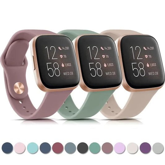 Fitbit Versa & Sense Silicone Strap - Soft Waterproof Design BandsCo Straps