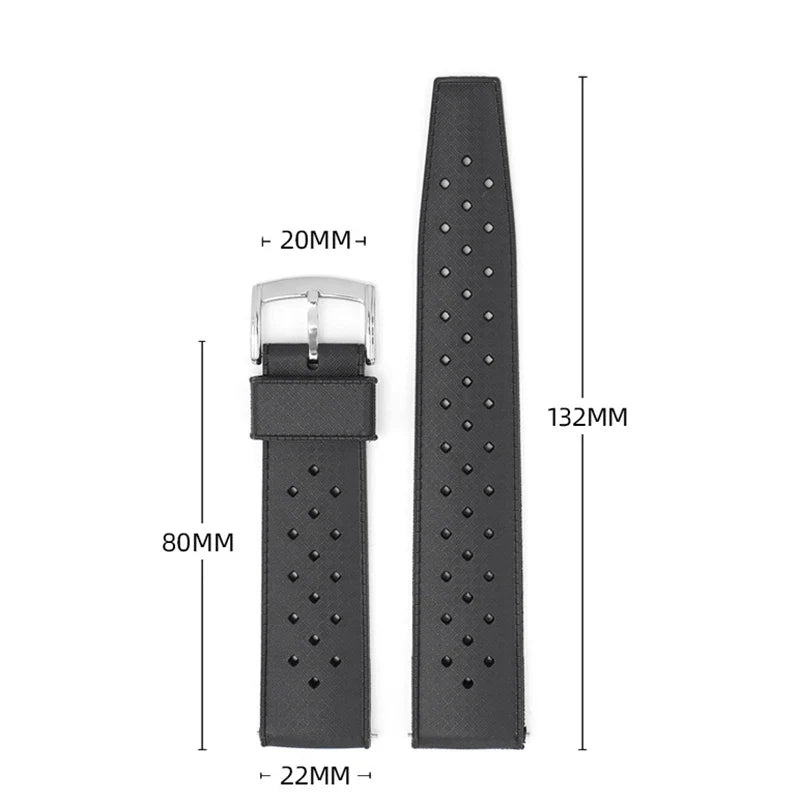 COROS Watch Band Tropical FKM Strap Replacement Unisex BandsCo Straps