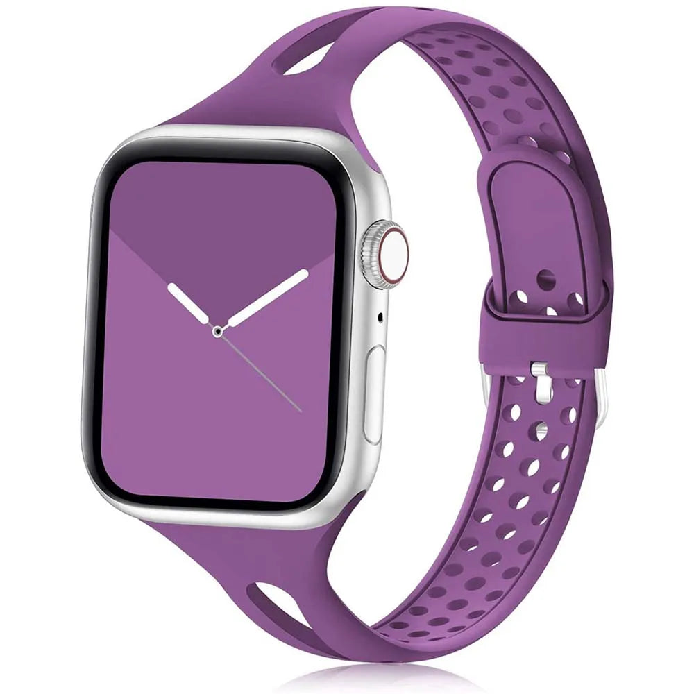 Apple Watch Silicone Strap - Soft Flexible Breathable Band BandsCo Straps