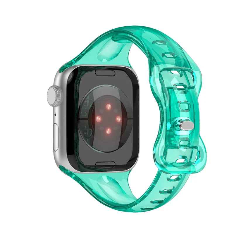 Apple Watch Transparent Strap - Soft Rubber - Clear Design BandsCo Straps