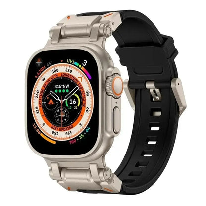 Apple Watch Silicone Metal Band - Premium Durable Strap BandsCo Straps