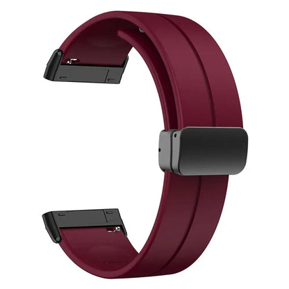 Fitbit Versa & Sense Silicone Strap With Magnetic Clasp BandsCo Straps