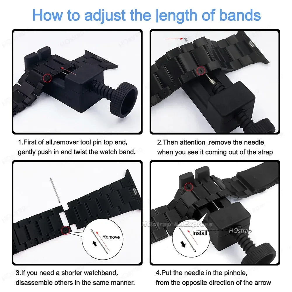 Garmin Stainless Steel Strap - Durable QuickFit Bracelet BandsCo Straps