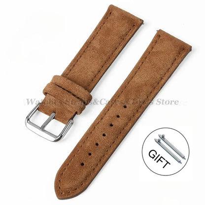 COROS Suede Leather Watch Band for COROS Smartwatch Unisex Comfort Strap BandsCo Straps