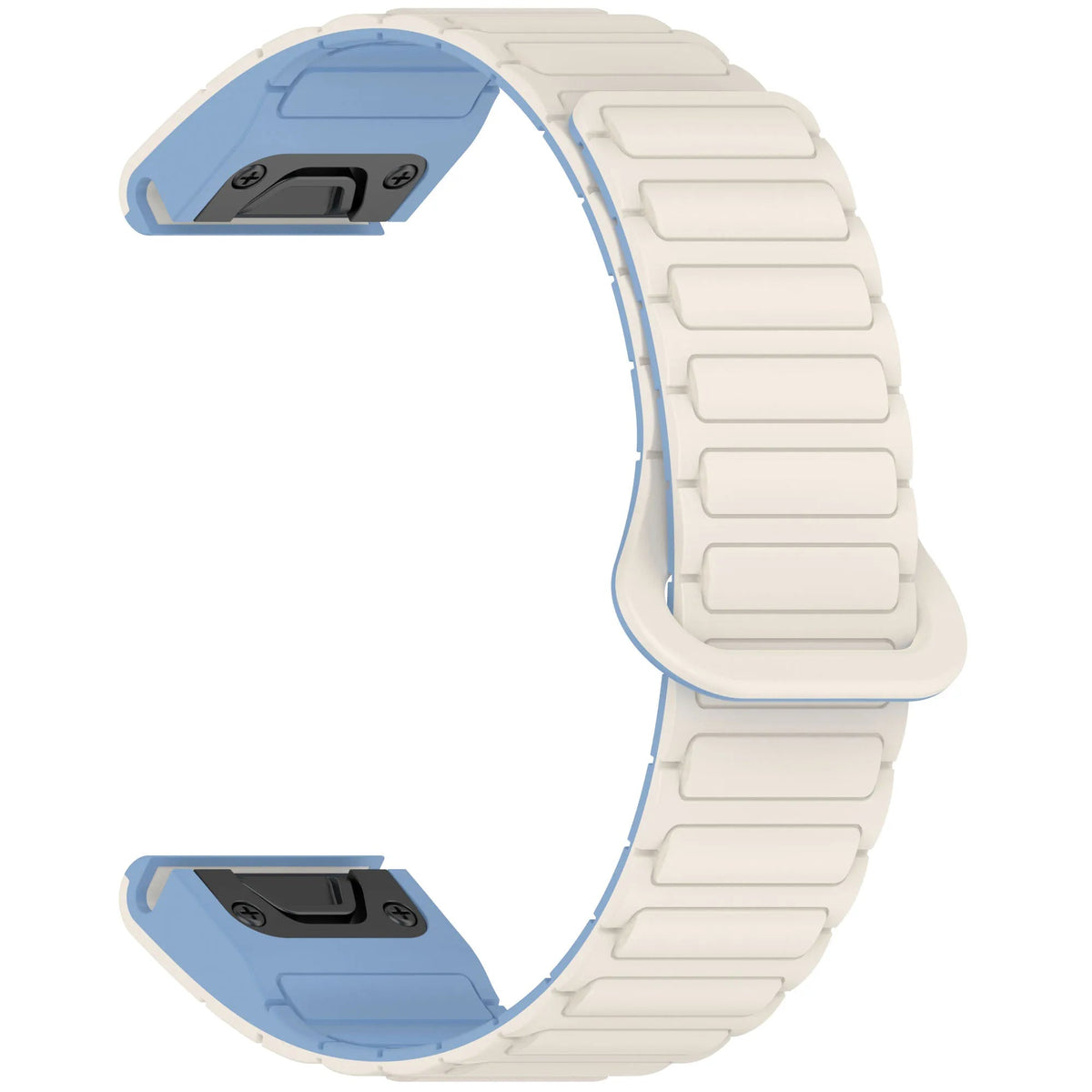 Garmin QuickFit Ribbed Magnetic Silicone Band BandsCo Straps