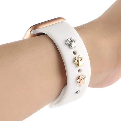 Jewelry Charms Metal Decorative Ring for Apple Watch Bands