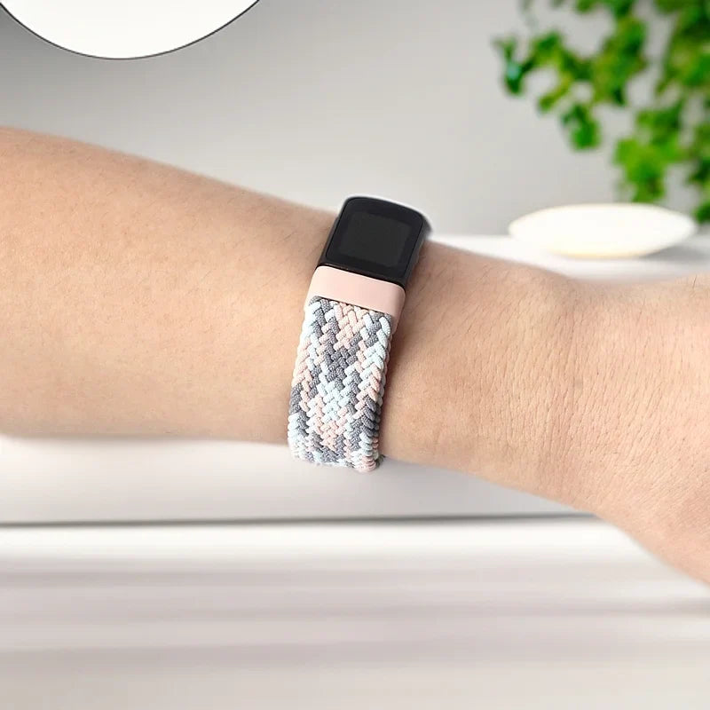Fitbit Charge 5 6 Nylon Elastic Loop Band BandsCo Straps