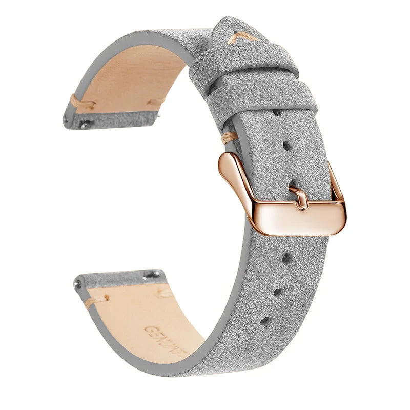 Polar Leather Watch Band Quick Release Genuine Cowhide Unisex BandsCo Straps