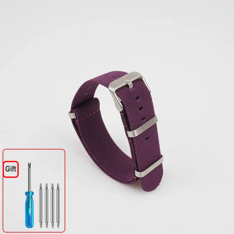 COROS Elastic Nylon Watch Band - Washable Waterproof Strap For Outdoors BandsCo Straps