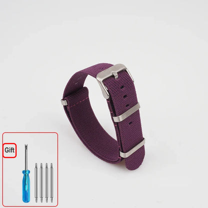 Amazfit Nylon Watch Band NATO Strap Waterproof Washable Elastic BandsCo Straps