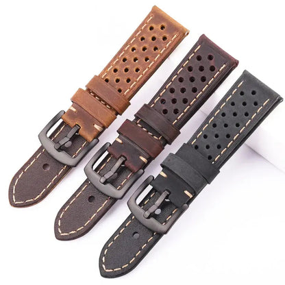 Samsung Galaxy Watch Leather Band - Breathable Classic Style BandsCo Straps
