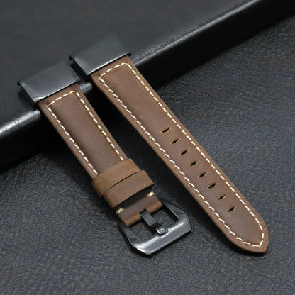 Garmin Genuine Leather Band - Stylish and Durable BandsCo Straps
