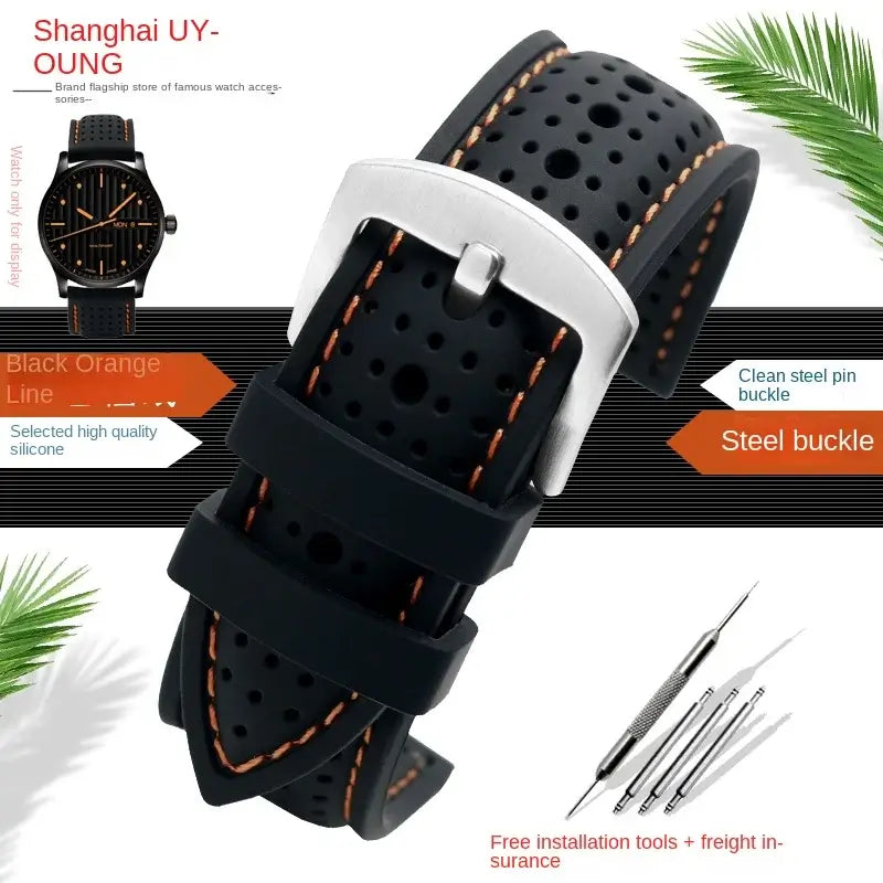 Ticwatch Silicone Band - Breathable, Comfortable, Versatile BandsCo Straps