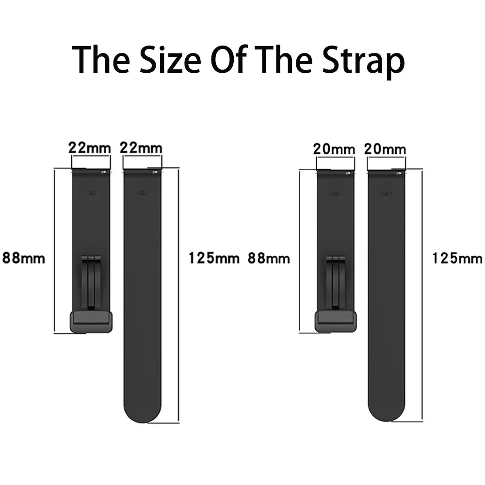 Polar Silicone Replacement Band for Smartwatch - Sport Strap BandsCo Straps