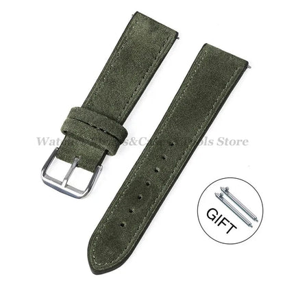 COROS Suede Leather Watch Band for COROS Smartwatch Unisex Comfort Strap BandsCo Straps