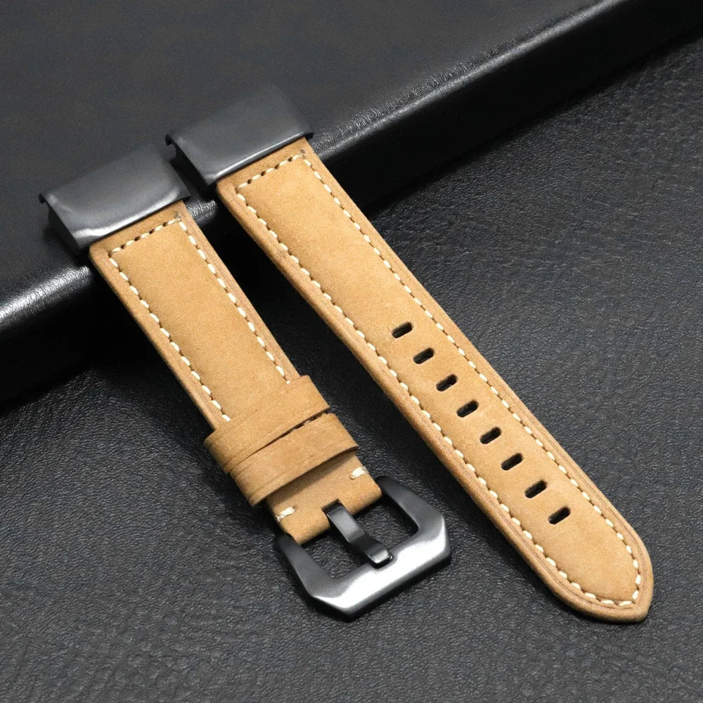 Garmin Genuine Leather Band - Stylish and Durable BandsCo Straps