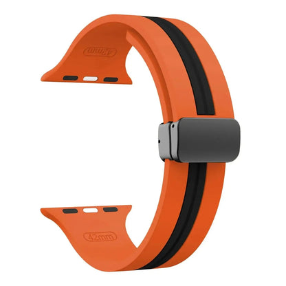 Apple Watch Silicone Strap - Durable Magnetic Closure Design BandsCo Straps