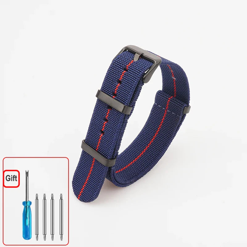 Polar Elastic Nylon Watch Band, NATO Strap for Polar Smartwatch, Waterproof BandsCo Straps