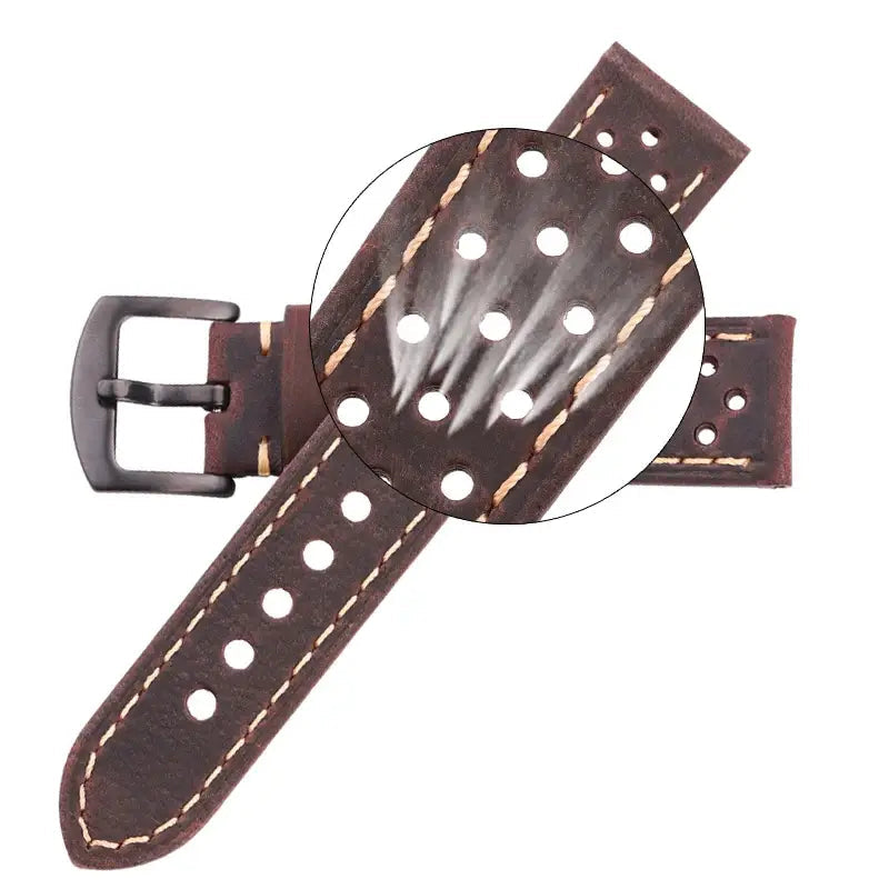 Suunto Leather Band - Breathable, Versatile, Stylish Design BandsCo Straps