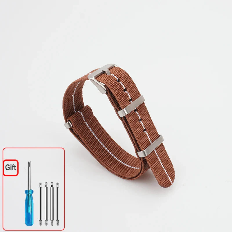 COROS Elastic Nylon Watch Band - Washable Waterproof Strap For Outdoors BandsCo Straps