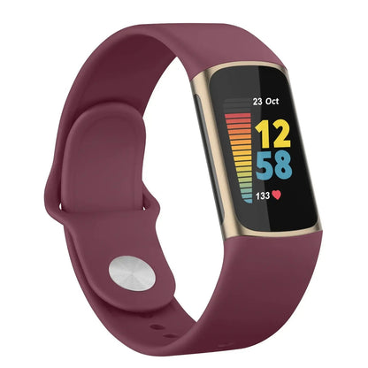 Fitbit Charge 5 6 Silicone Band - Soft Comfortable Design BandsCo Straps