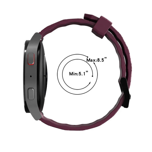 Motorola Moto Silicone Sport Watch Band Football Pattern Quick Release Strap BandsCo Straps