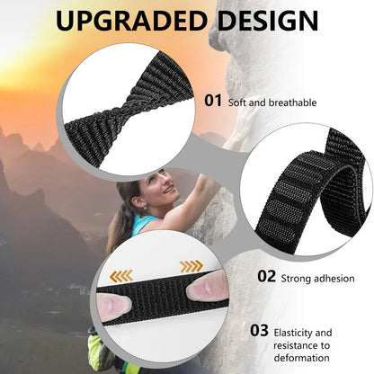 Garmin Nylon Loop Strap - Breathable Tactical Sports Band BandsCo Straps