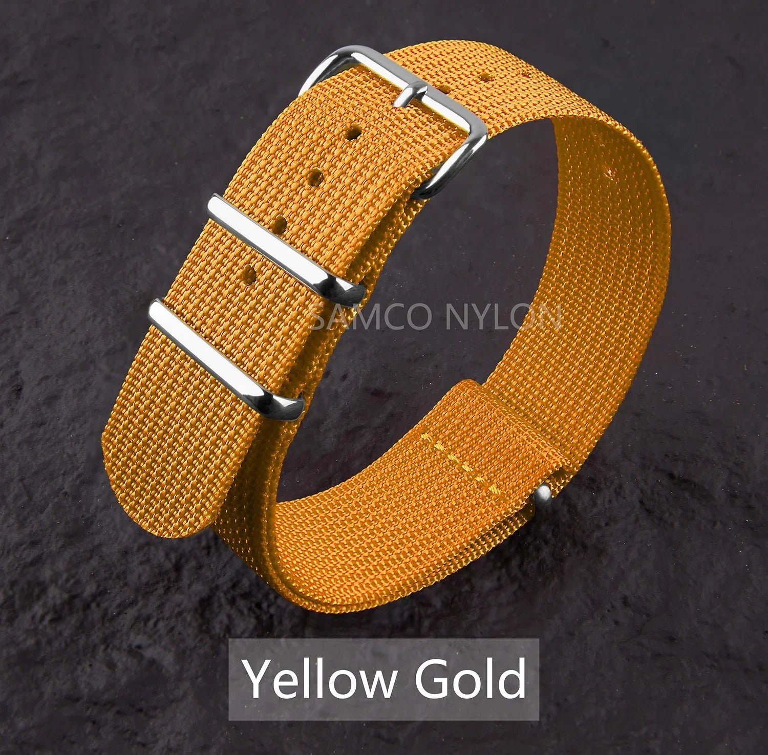 COROS Nylon Ribbed Watch Band For Smartwatch - Military Washable Strap BandsCo Straps