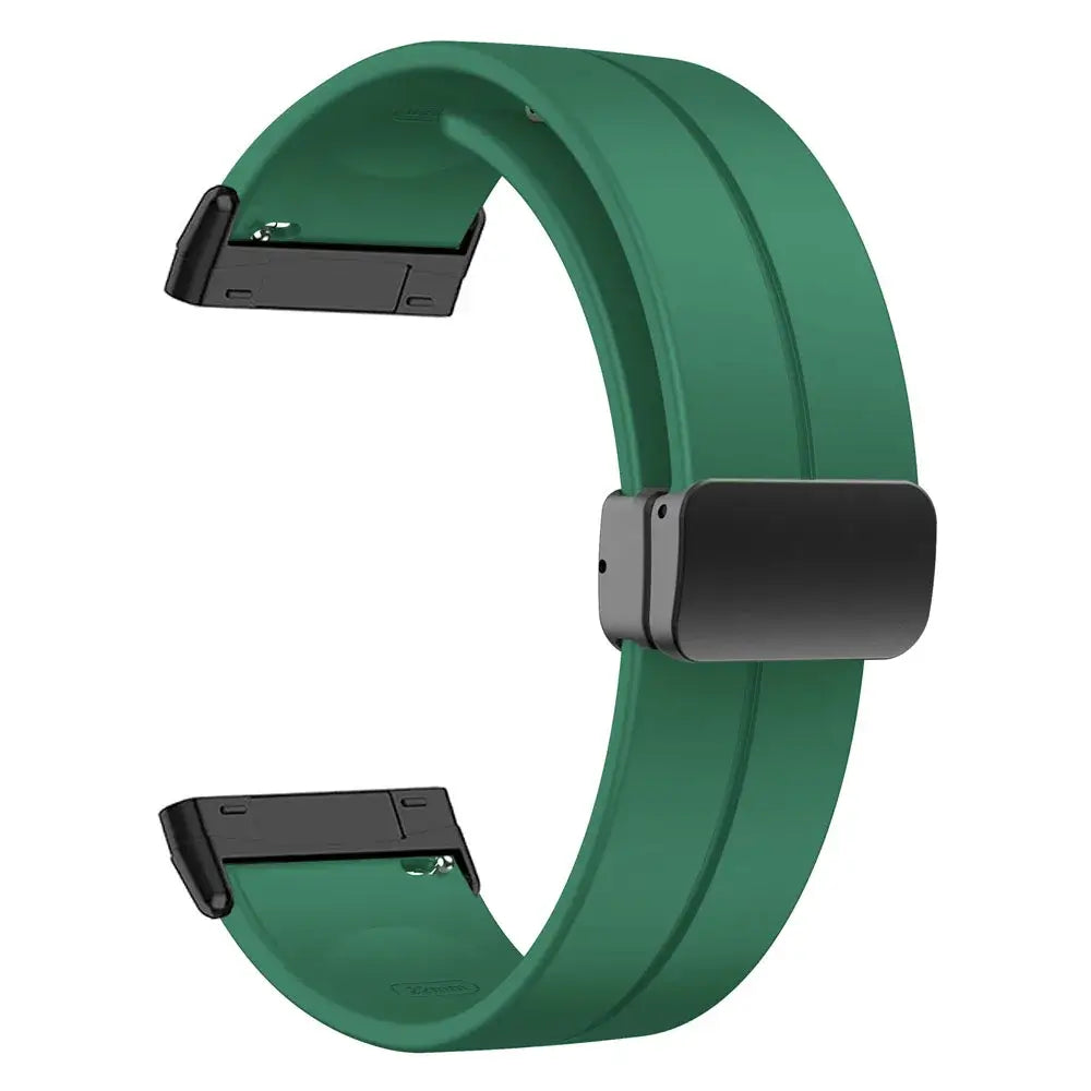 Fitbit Versa & Sense Silicone Strap With Magnetic Clasp BandsCo Straps