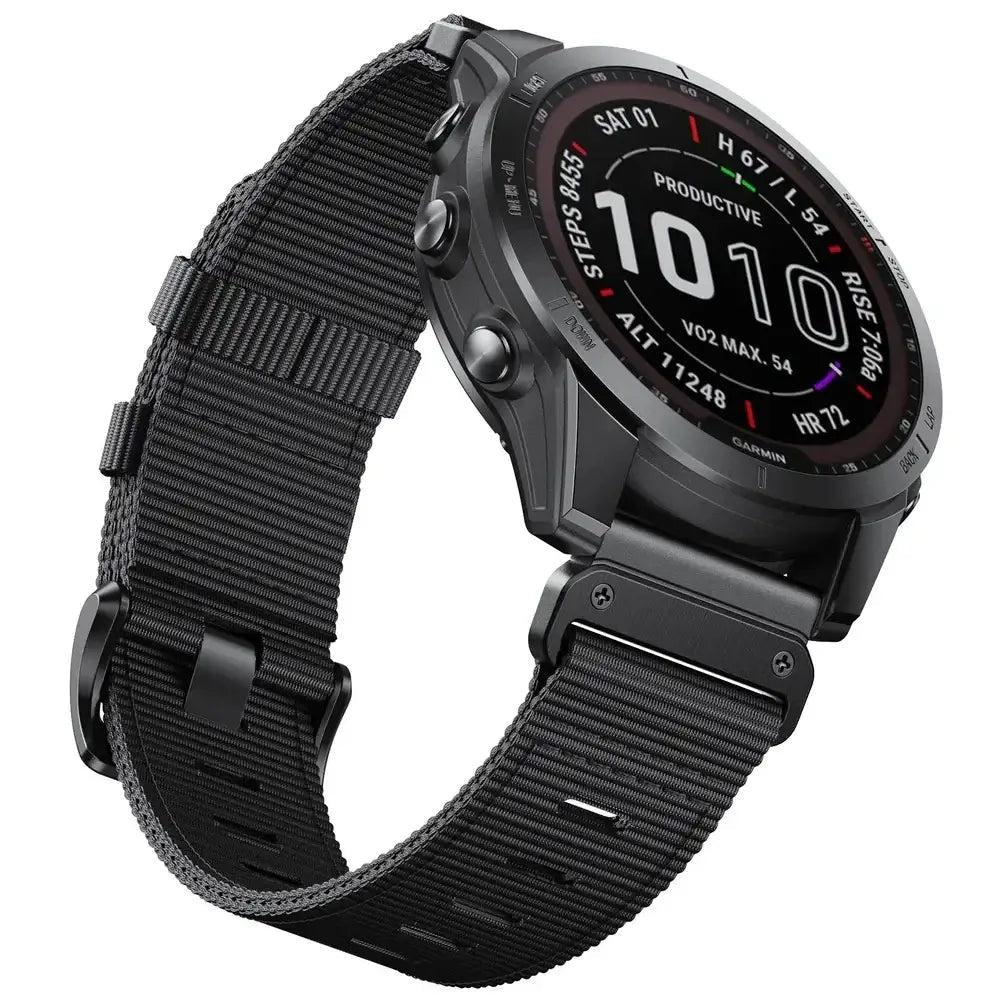 Garmin QuickFit 22/26mm Tactical Nylon Band BandsCo Straps
