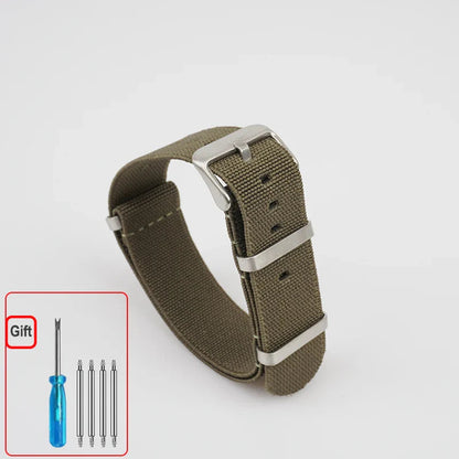 Amazfit Nylon Watch Band NATO Strap Waterproof Washable Elastic BandsCo Straps