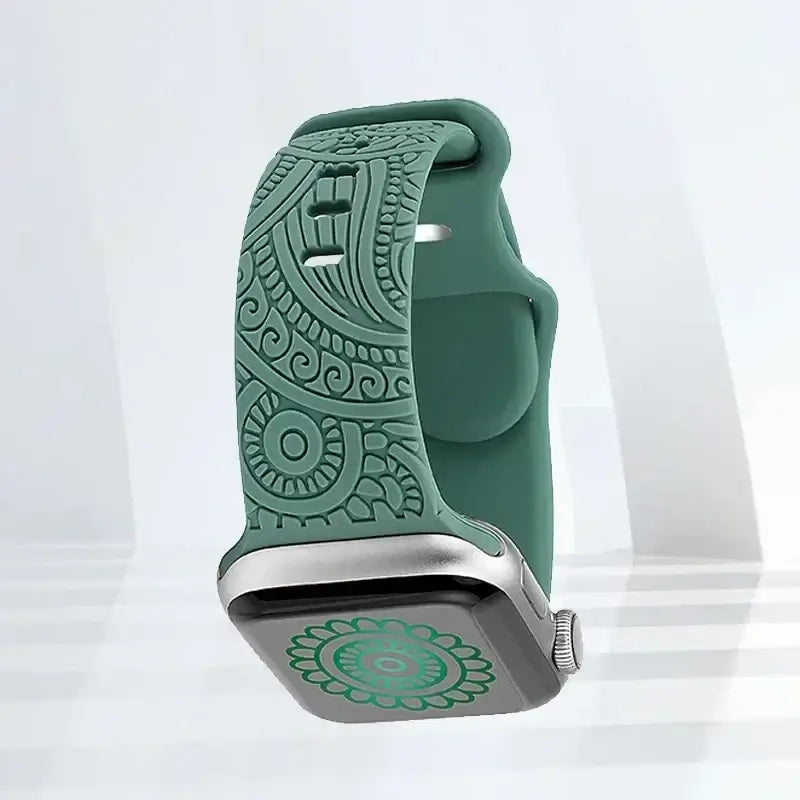 Apple Watch Silicone Strap - Stylish, Engraved Design BandsCo Straps