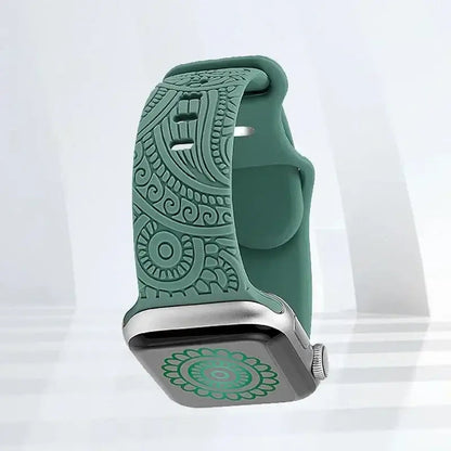 Apple Watch Silicone Strap - Stylish, Engraved Design BandsCo Straps