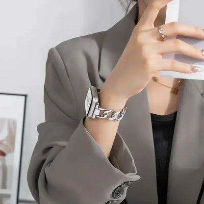 Apple Watch Metal Chain Strap - Premium Stylish Design BandsCo Straps
