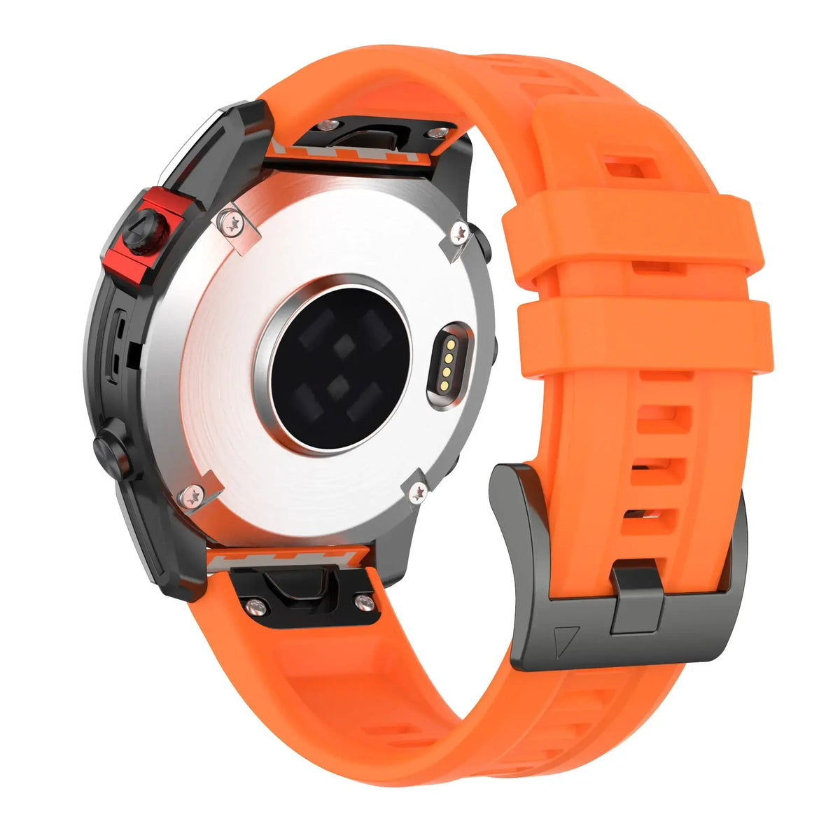 Garmin QuickFit 20/22/26mm Silicone Band with Double Keepers BandsCo Straps
