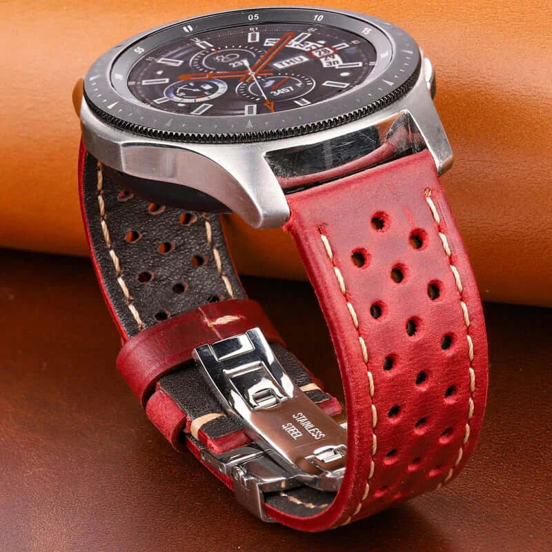 Ticwatch Leather Band - Breathable Design for Comfort BandsCo Straps