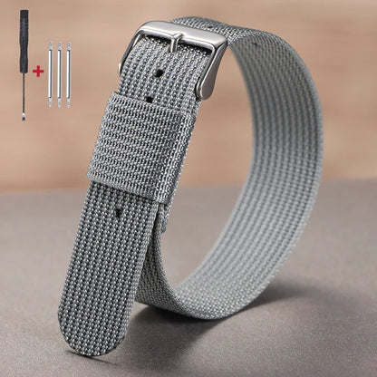 OnePlus Braided Nylon Sport Watch Band Breathable Pin Buckle Wrist Strap BandsCo Straps