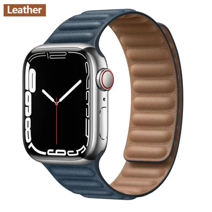 Apple Watch Leather Band - Premium Magnetic Loop Strap BandsCo Straps