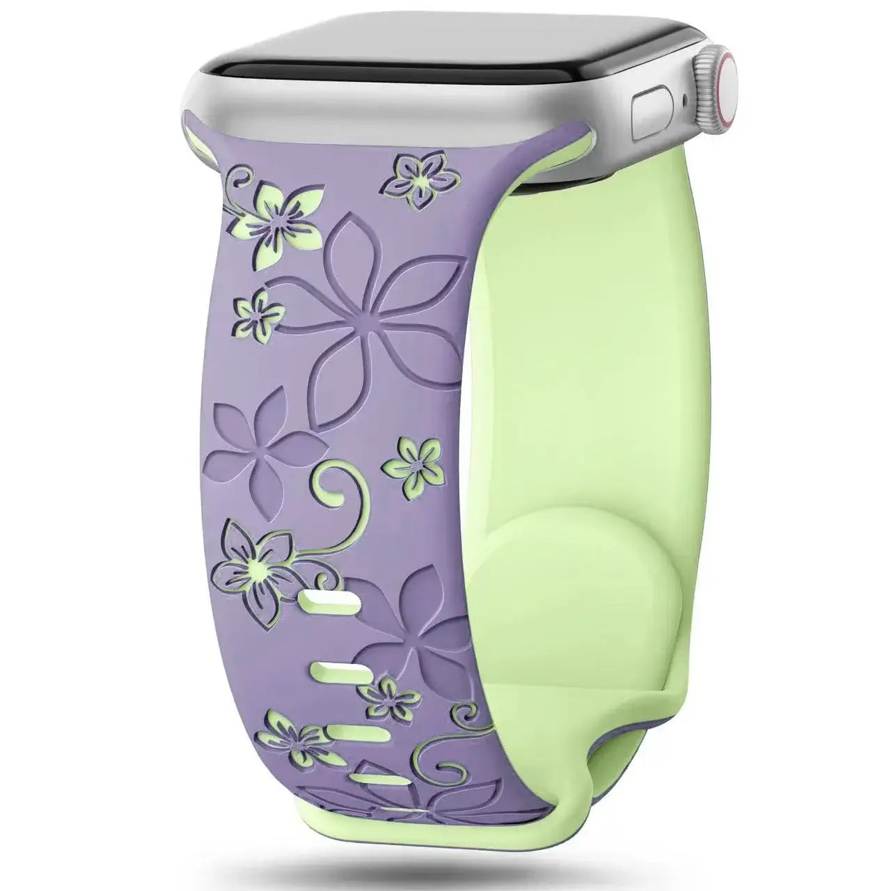 Apple Watch Silicone Band - Durable Floral Design Strap BandsCo Straps