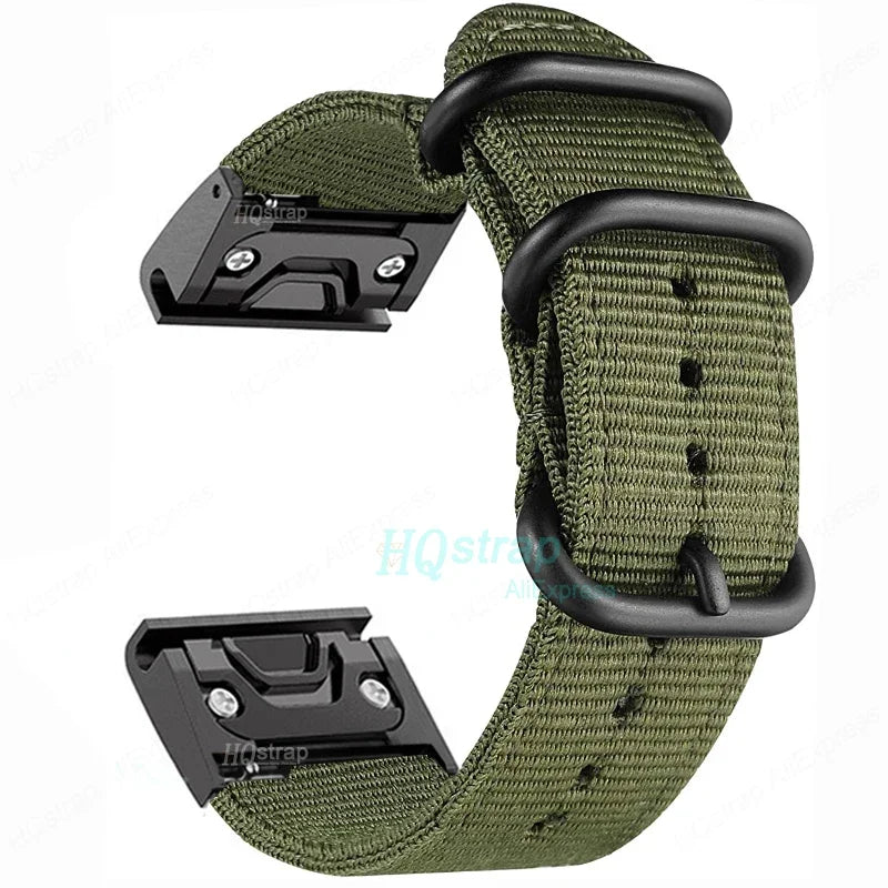 Garmin Canvas Nylon Strap - Durable, Lightweight, Versatile BandsCo Straps
