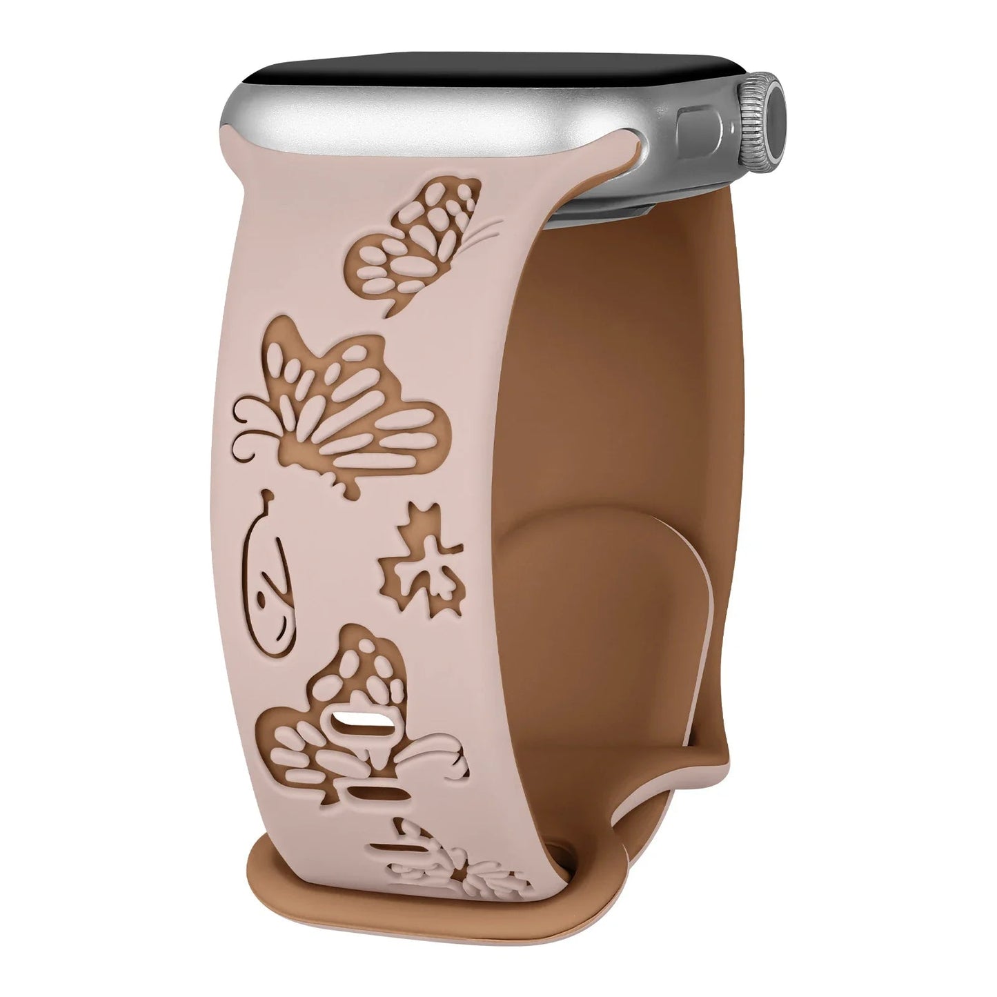 Apple Watch Engraved Silicone Strap - Comfortable Waterproof Band BandsCo Straps