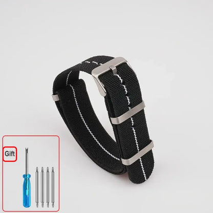 Amazfit Nylon Watch Band NATO Strap Waterproof Washable Elastic BandsCo Straps