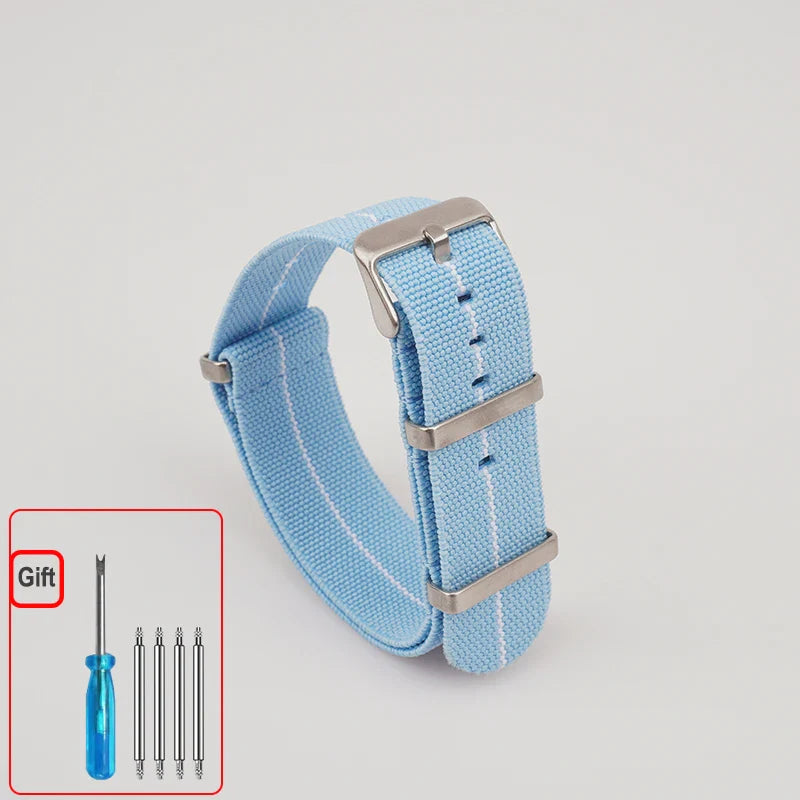 Polar Elastic Nylon Watch Band, NATO Strap for Polar Smartwatch, Waterproof BandsCo Straps