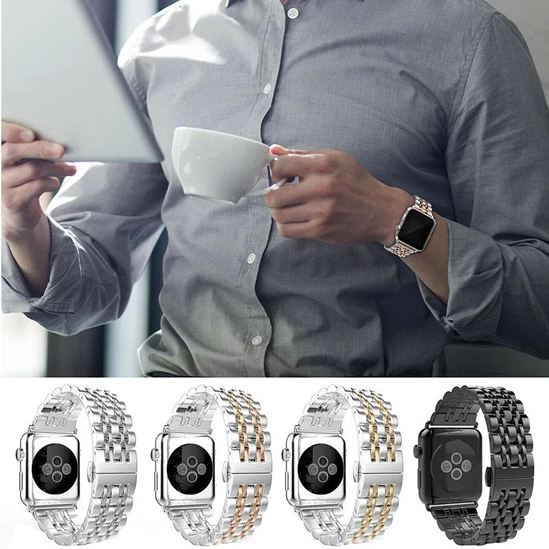 Apple Watch Stainless Steel Band - Elegant, Durable Design BandsCo Straps