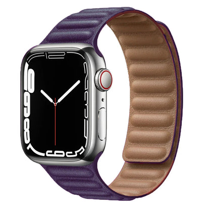 Apple Watch Leather Band - Premium Magnetic Loop Strap BandsCo Straps