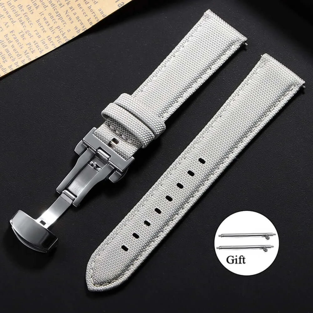 Amazfit Sailcloth Watch Band Nylon Strap Quick Release Waterproof BandsCo Straps