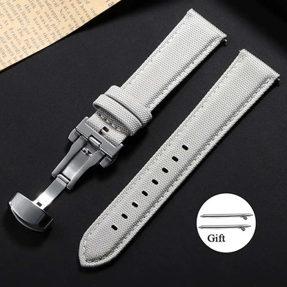 Amazfit Sailcloth Watch Band Nylon Strap Quick Release Waterproof BandsCo Straps
